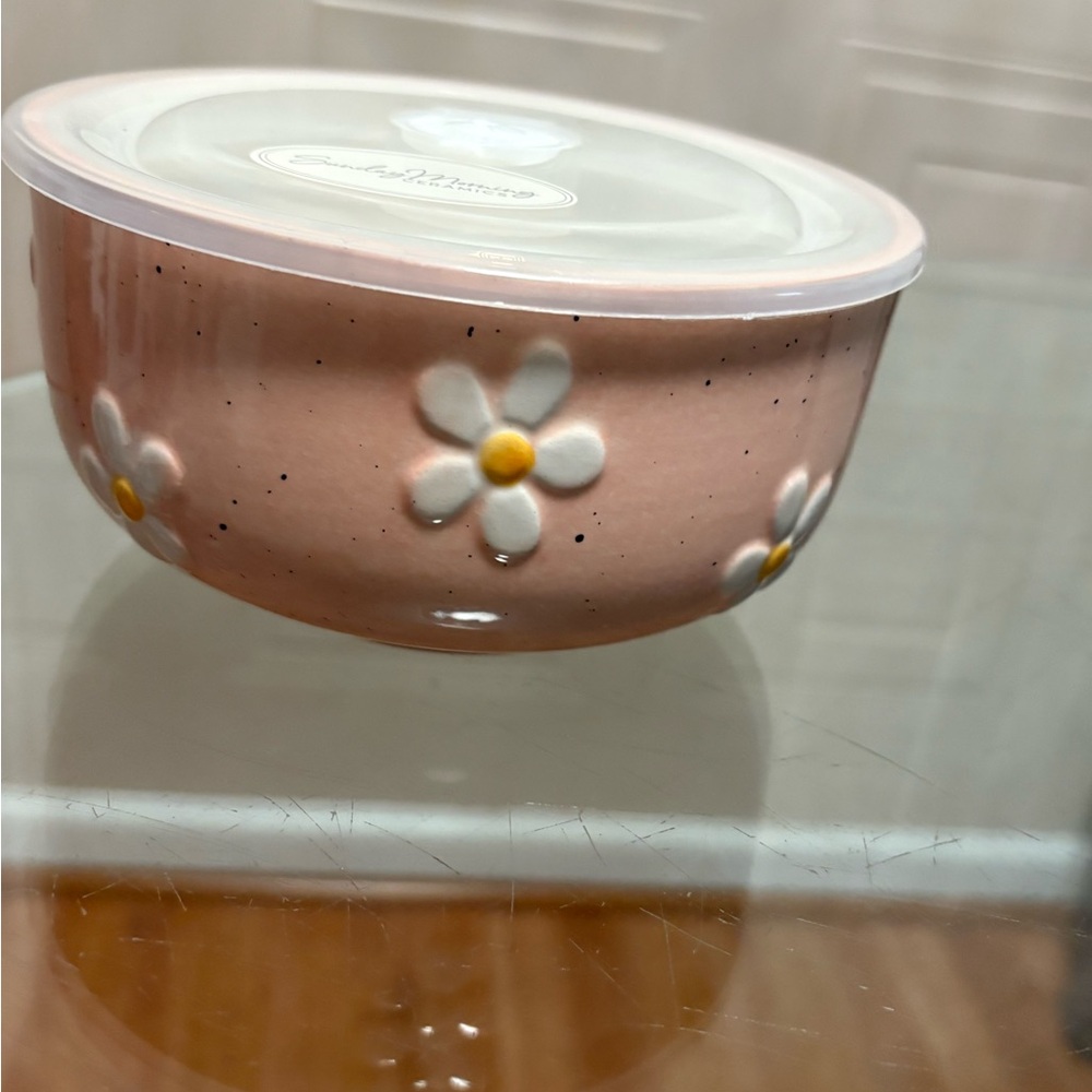 - Sunday M. Collection Bowl With Lid Microwave Safe Dial Vent To Open Bpa 6”
